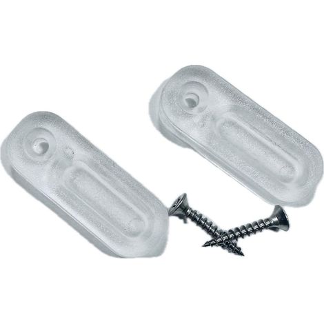 Euroceppi set 2 battenti ricambio Inox per taglieri