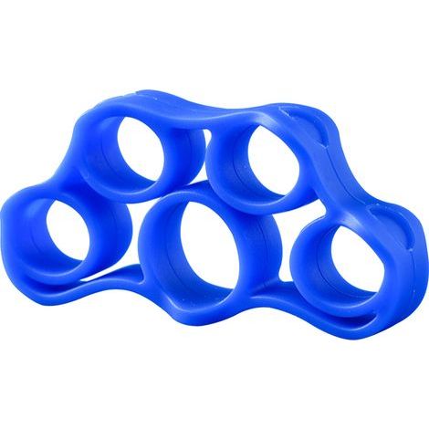 Fingerstrecker, Handgriff-Widerstandsbänder, Kräftigungsgerät bei Arthritis, Übungen gegen Karpaltunnelsyndrom, blaue Gitarre, 4 kg, für fortgeschrittene Nutzer (1/5)
