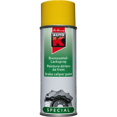 Peinture spécial étriers de freins jaune Auto-K 400ml (1/2)