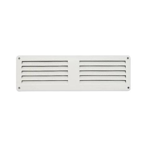 GRIGLIA DA SOVRAPPORRE IN METALLO CON RETE L. 200 X H. 60 MM Misura: Allluminio Argento