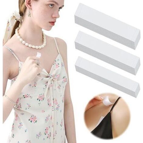 360 Stück doppelseitiges Modeklebeband, Brustklebeband, Dessousklebeband für Damen, geeignet für Dessous, Kleidung und Oberteile – 1,2 cm × 8,5 cm