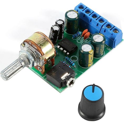 Module amplificateur audio stéréo 2 canaux TDA2822M 1,8-12 V CC avec entrée auxiliaire 3,5 mm