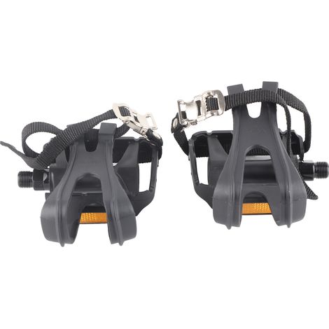 1 paire de cale-pieds en nylon pour vélos de route et VTT à pignon fixe (1/5)