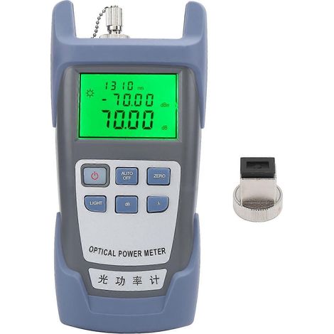 DXL 40D Optisches Leistungsmessgerät, tragbares optisches Multimeter, Lichtdämpfungstester -70 bis +10 dBm