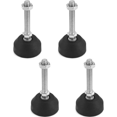 4 Pièces Pieds de Mise à Niveau , Pied reglable pour Meuble , Direction réglable , Protections de Sol pour Pieds de Chaise, M8 × 50 mm (1/5)