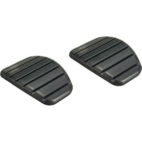 2pc Couvre-pédale d'embrayage pour voiture, Couvre-pédale de frein en caoutchouc antidérapant pour Megane Laguna Clio Kango Scenic (1/3)