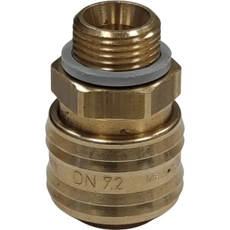 Conector Neumático Rápido 3/8", Acople Aire Comprimido