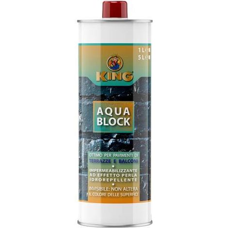 IMPERMEABILIZZANTE P/TERRAZZE AQUA BLOCK 1 L