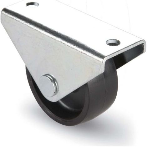 SUPPORTO FISSO ZINCATO RUOTA 25 MM DIAMETRO
