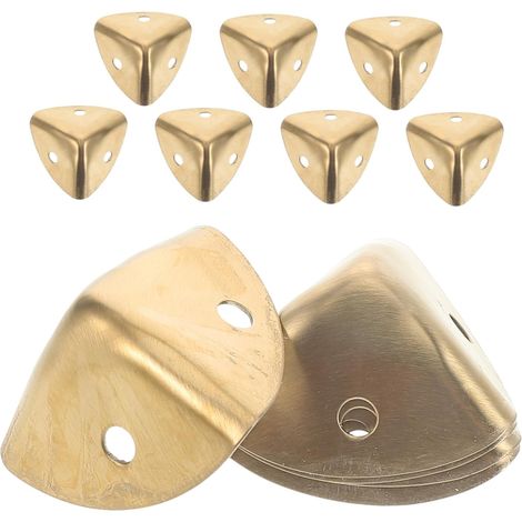 12 protège-coins pour meubles, inox, triangulaire, pour tables (1/5)
