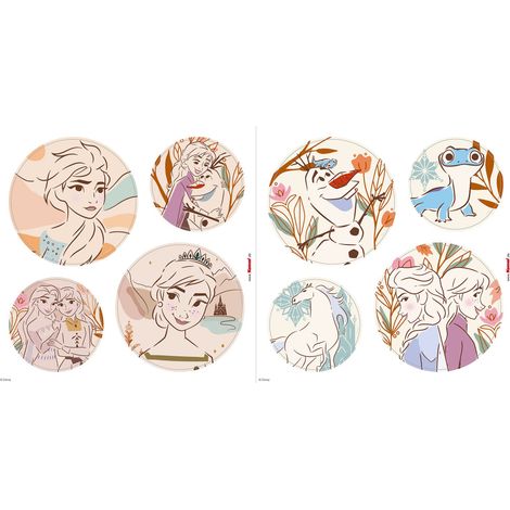 Stickers muraux- La Reine des Neiges Destiny (1/4)