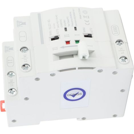 Commutateur Transfert Automatique Double Alimentation 2P 32A ATS Inverseur Groupe Électrogène Bascule MS (1/5)