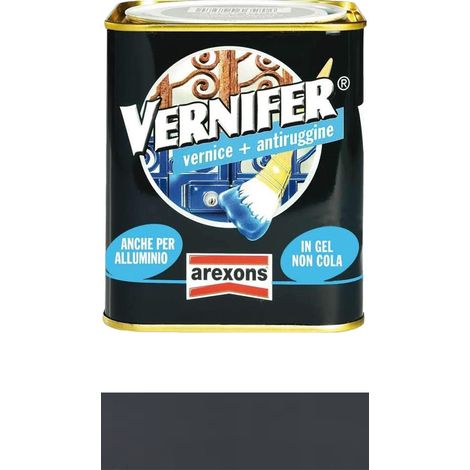 Smalto Antiruggine Vernifer in Gel 750 ml AREXONS - Grigio Ferro Satinato (1/4)