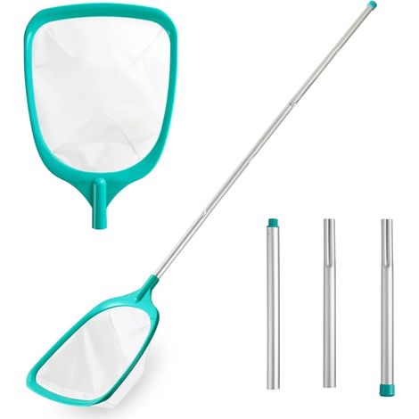 Outil efficace pour enlever les feuilles, filet rétractable avec manche extensible, adapté aux piscines et aux étangs, filet professionnel (1/5)