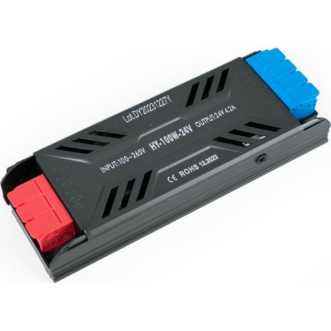 Alimentation rapide 24V 100W - 4.2A - Barrette de connexion LED - IP20 (1/5)