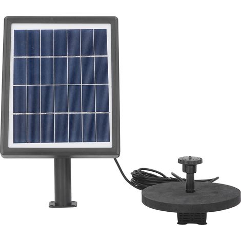 Pompe solaire pour fontaine à jets multiples, petite fontaine flottante efficace pour jardin, bain d'oiseaux et piscine, 3,5 W, 7 V (1/5)
