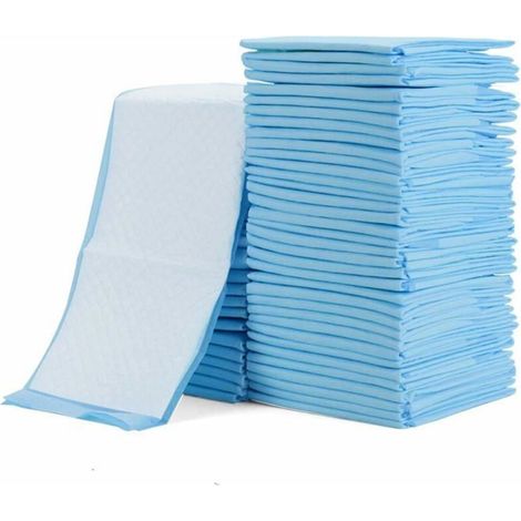 Tapis à Langer Jetable - 60 x 45 cm - Pour Change Bébé - 100 Pièces (1/5)