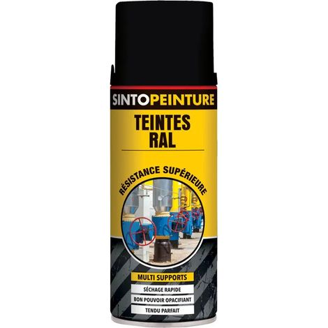 Pintura antioxidante SINTO negro satinado 400 ml