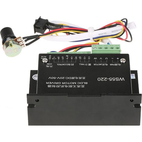 WS55-220 Hochgeschwindigkeits-Bürstenloser Spindelmotor mit analoger Drehzahlregelung (1/5)