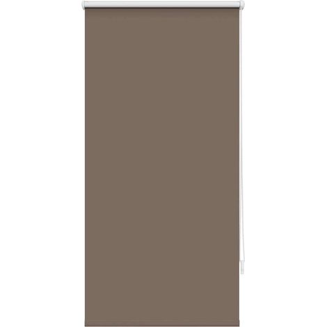 Roller Blind Blackout 64.4x120 cm Fabric Width 60 cm Coffee vidaXL