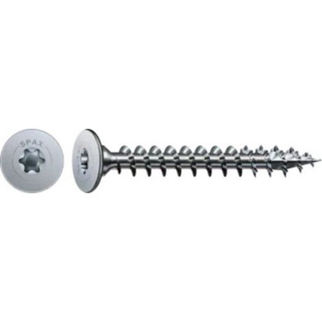 Spax Vis bois Tête plate 4CUT 3.5X30 Filetage total TORX T20 WIROX-1 pièce