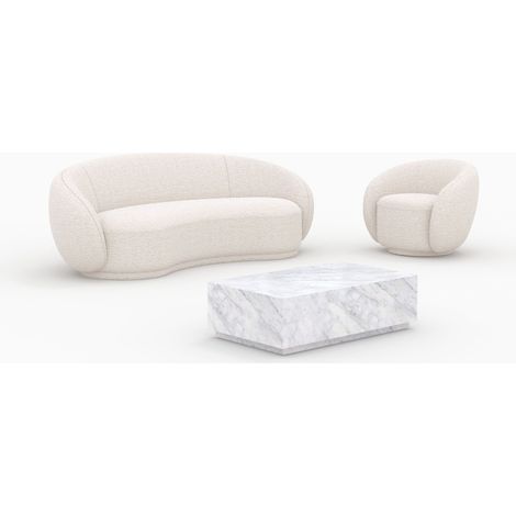 Pack Izaé sofá, sillón y mesa de centro para 4 personas