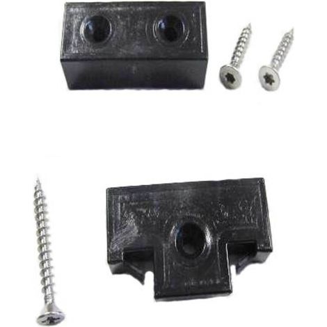 Kit de fixation pour bardage alvéolaire - Coloris - Noir