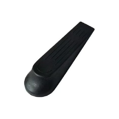 Rutschfeste Türstopper aus schwarzem Gummi, stabile Bodenkeile für Türen, praktische Beschläge, 5er-Set, Wand- und Bodenschutz. (1/4)