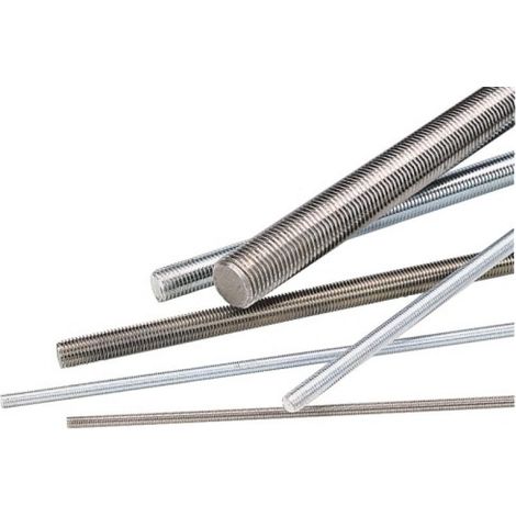 Tige filetée acier zingué 8.8 diamètre 27mm longueur 1m - STAFA TRADING