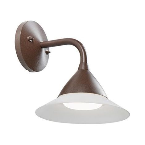 Applique Led 20W 4000K  linea petunia  corten (1/4)