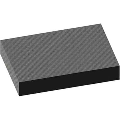 Teardrop grauen Teppich 100x140cm Dicke 3mm