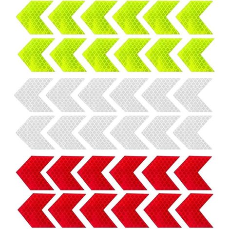 Reflective Tape Sticker 36 Pieces Reflective Stickers Reflective Motorcycle Sticker Car Sticker Reflective Stickers Reflective Adhesive Tape (1/5)