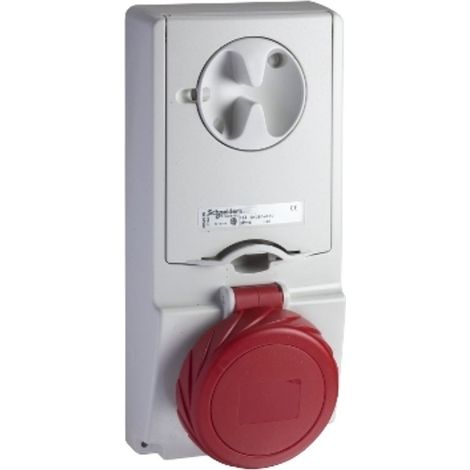 Presa Incasso Interbloccata+Fusibile Ip65 3Pnt 16A 380V ( Schneider Cod. 82186 ) (1/3)