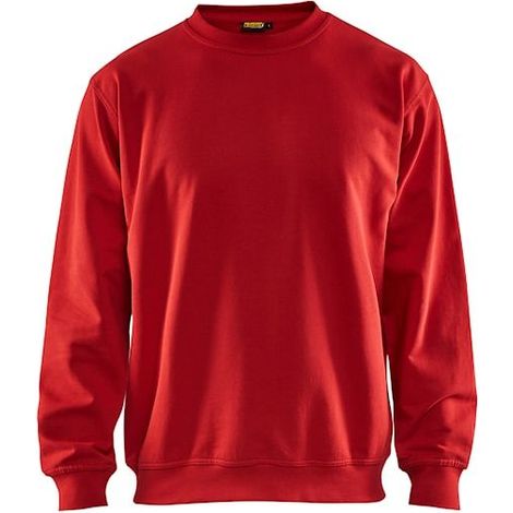 Sweat shirt de travail Blaklader col rond Rouge 3XL. (1/4)
