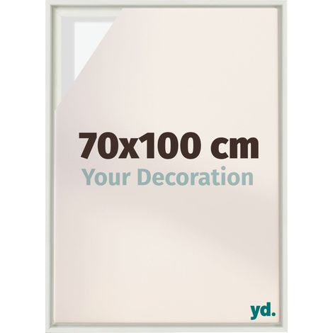 Your Decoration - Cadre flottant - Blanc Mat - Cadre en caisse américaine pour toile sur chassis - MDF - Lyon (1/5)