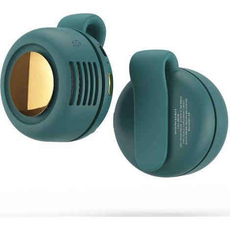 Ventilateur Clip Portable - Batterie Intégrée 900 mAh - Rechargeable USB-C - Orientation Réglable - Pour Cou/ Taille/ Sac à Dos - 1 Pièce (1/5)
