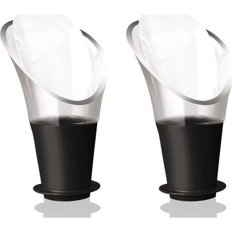 2 teiliger Weinausgießer Deckel für Weinshaker Barmixer Ausgießer Weinzerstäuber Barzubehör Kunststoff 3,2 x 1,5 x 6 cm für Zuhause, Restaurant, (1/5)