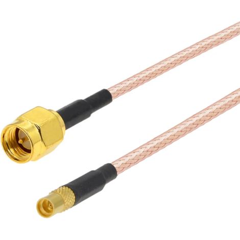 Cavo pigtail con connettore MMCX / SMA RG316 da 50 cm