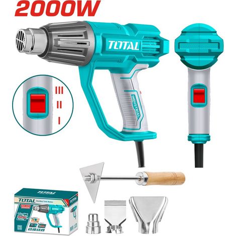 Pistola termica da 2000W con accessori (1/5)