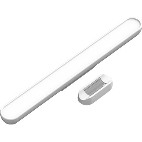 Lampe de bureau LED avec base magnétique, réglage température couleur, rotation 80°, éclairage doux anti-fatigue pour miroir ou placard (1/3)
