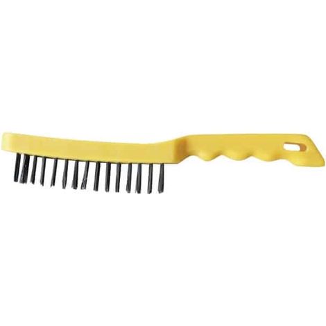GYS – Brosse acier pour surfaces métalliques – Manche plastique ergonomique – 44241