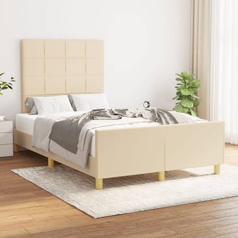 Giroletto senza Materasso Crema 120x190cm in Tessuto vidaXL (1/4)