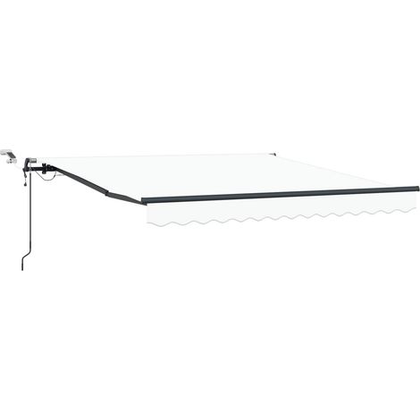 Maison Exclusive - Tessuto per Tenda Bianco 350 x 250 cm Poliestere
