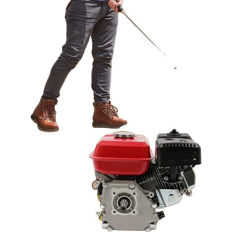 Motor de gasolina de 4 tiempos, 7,5 CV, 3600 rpm, refrigerado por aire, apto para maquinaria agrícola. (1/5)