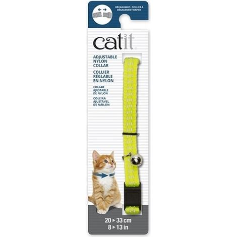 CATIT COLLAR Breakaway riflettente, giallo