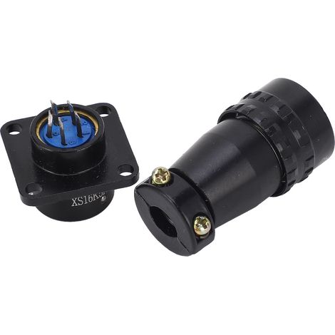 Prise aviation 5 broches mâle/femelle, connecteur à contacts en laiton, alimentation 400 V CA (1/5)