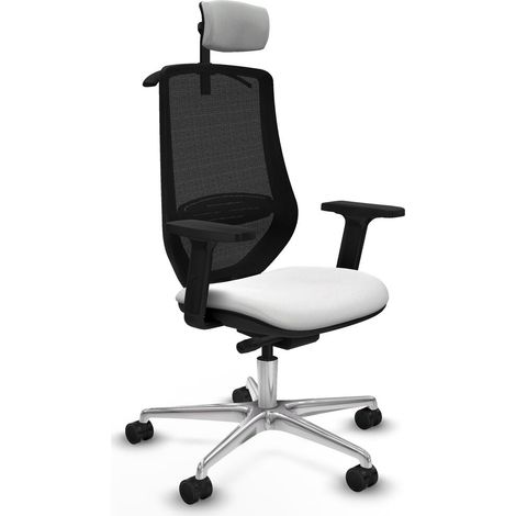 Sedia Ufficio con Poggiatesta Mardos traslack bali Piqueras y Crespo D086N2H Bianco (1/5)