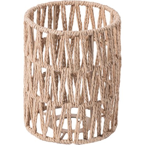 1 Pièce Abat-Jour Suspendu Fait Main Style Bohème, Décoration de Plafond Tissée 11.5x15cm pour Maison, 25.4 cm (1/5)