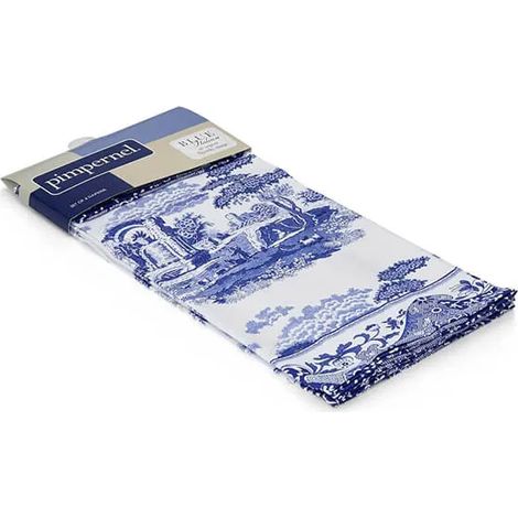Spode Blue Italian Set of 4 Cotton Napkins