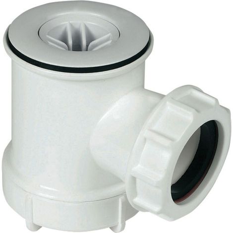FloPlast Easyclean Shower Trap 40mm x 19mm - White Polypropylene